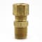 Thrifco Plumbing No. 68 5/16 Inch x 1/4 Inch Lead-Free Brass Compression MIP Adapte 4401356 - alternate 3
